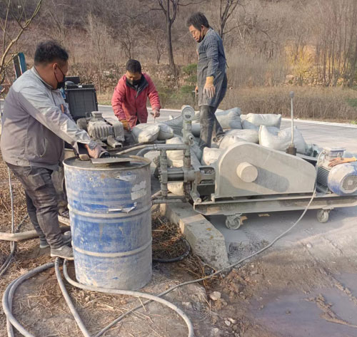 金坛路面下沉注浆